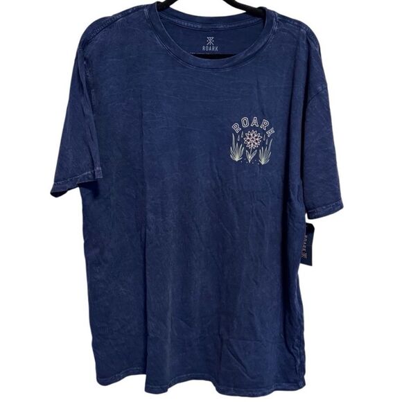 NWT- Roark- Blue Artifacts Of Adventure Premium Tee Graphic Men's Shirt, XL - Picture 2 of 8